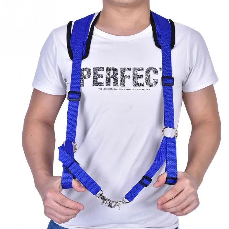 Ultralight Fishing Vest Waist Belt Rod Holder Fighiting Adjustable Shoulder Harness for Stand up Carp Kit | Спорт и развлечения