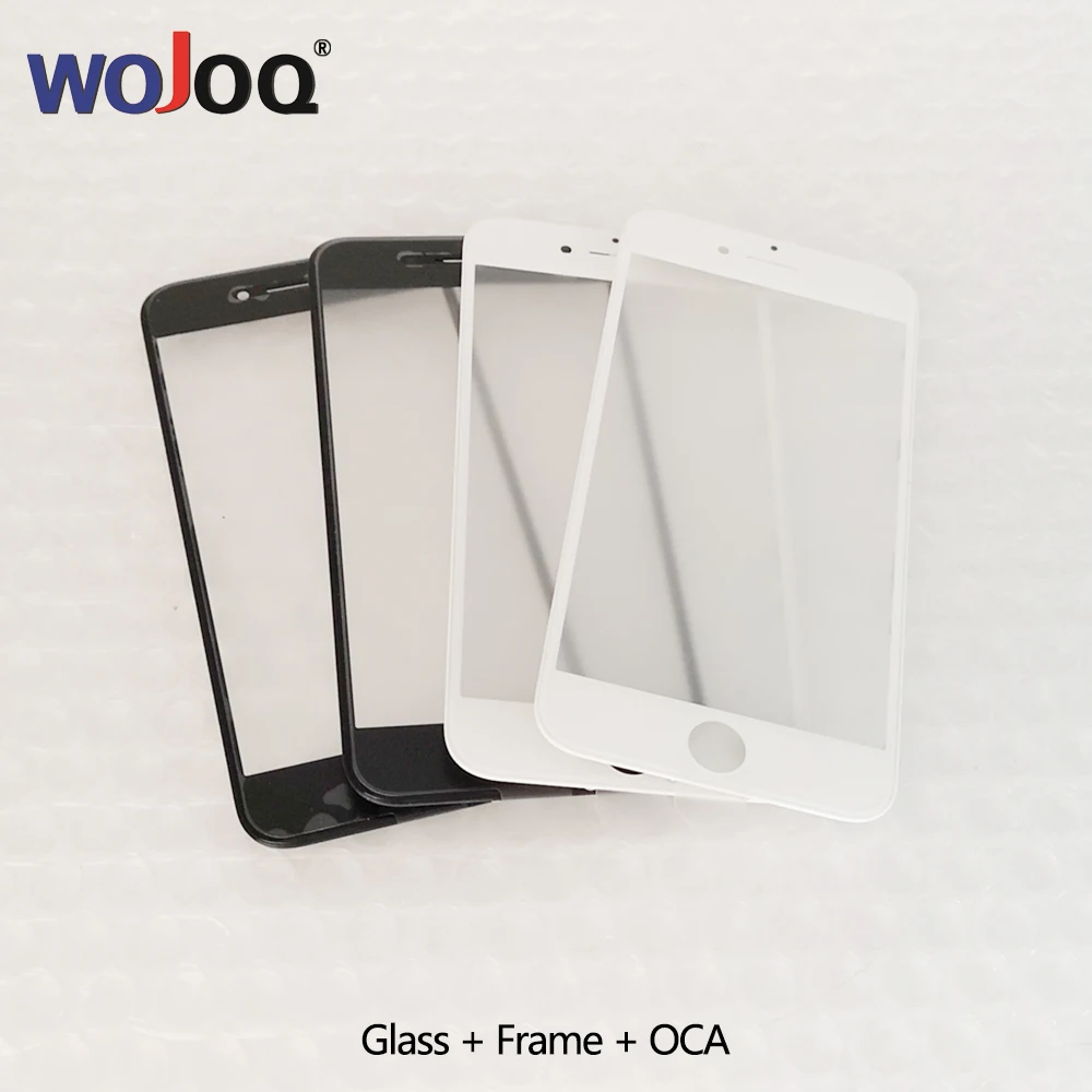 AAA Front Outer Glass Frame Bezel with OCA Film For iPhone 7 8 Plus LCD Screen Touch Replacement Repair Part | Мобильные телефоны и