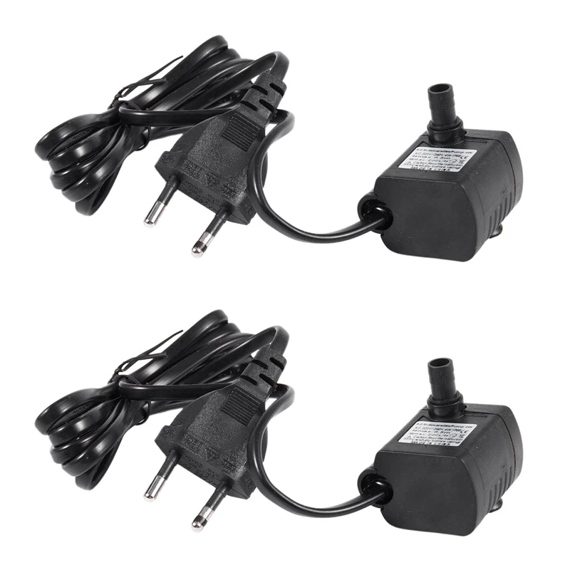 

2X Water Oxygenator Air Pump Compressor 4W For Aquarium Fish Tank