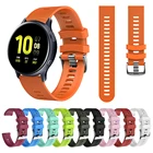 Для Samsung 20 мм спортивный силиконовый ремешок Galaxy часы активное 2 44 мм 40 мм браслет GalaxyWatch 42 мм браслет заменить ремешок для часов