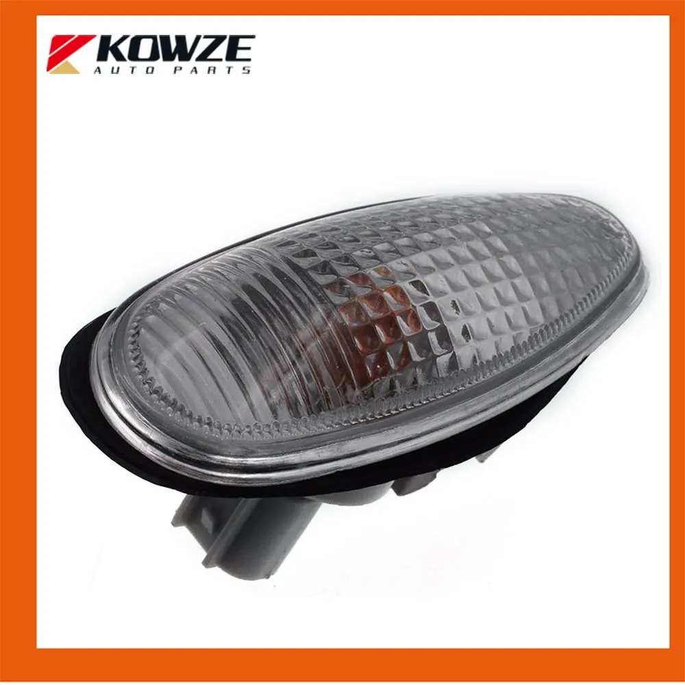 

*2 PCS White Color Front Side Turn Signal Lamp Assy For Mitsubishi PAJERO MONTERO SPORT II 2nd MR522027 1990-2004