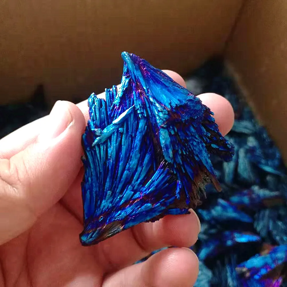 Минеральный Образец кианита натуральные и минералы с кристаллами ауры украшение