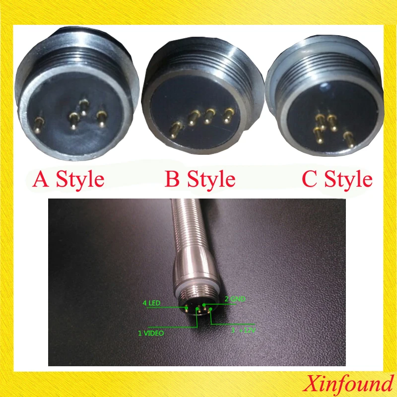 Внешний диаметр 23 мм длинная пружинная трубка головка камеры для осмотра