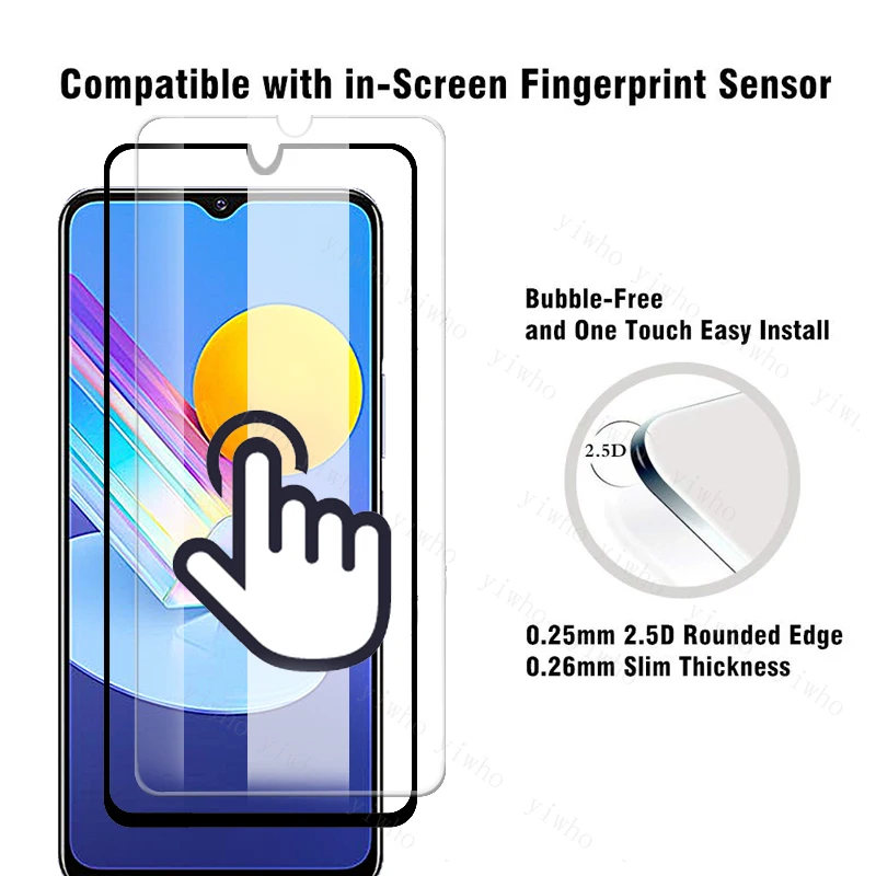 For Vivo Y72 y52 5G Glass Tempered Glass Transparent Phone Screen Film Lens Camera Protector Film For Y70 Y50 Y30 Y31 Y51 Y17