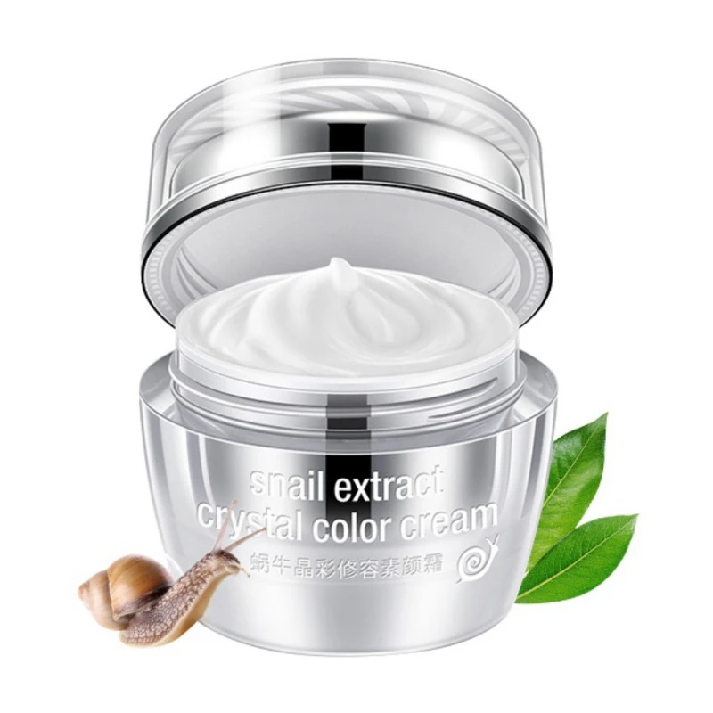 

50g 100% Pure Snail Extract Face Cream Korean Skin Care Concealling Whitening Anti-Aging Anti-Wrinkle Dark Spot Remover