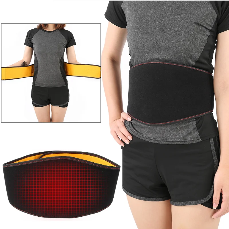 Поддерживающий Пояс для спины с USB Подушечка обогрева талии снятие боли массаж