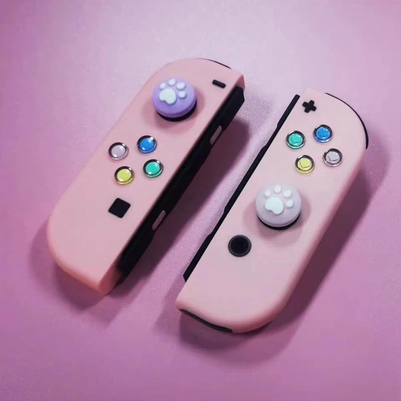 Игровой кнопочный переключатель NS Joycon набор кнопок хрустальные клавиши для Nintendo