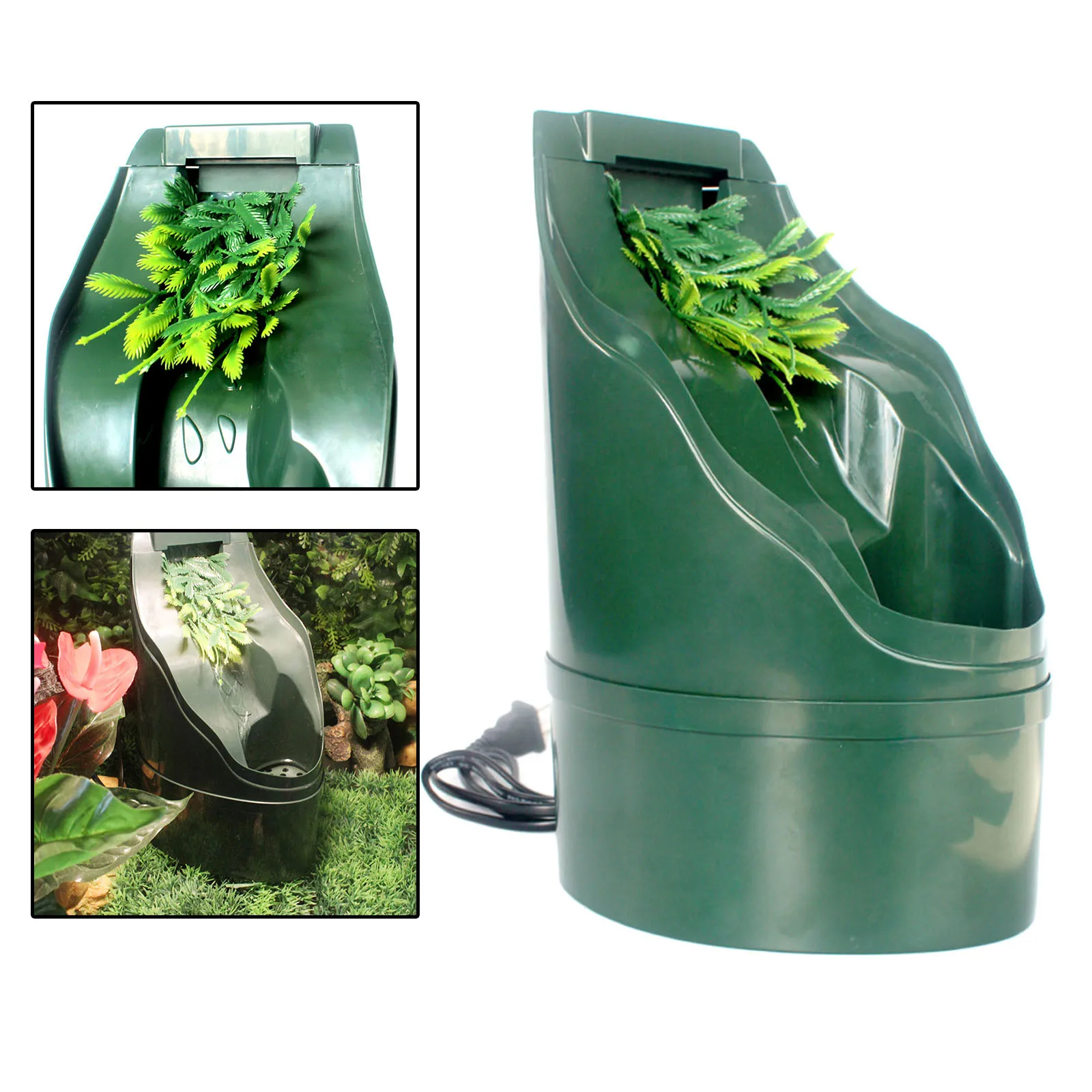 

Reptile Drinking Water Fountain Snake Water Dispenser Bowl Tank Accessories