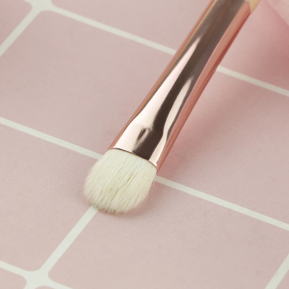 BEILI розовый точный маленький консилер тени для глаз Контур складка Кисть макияжа