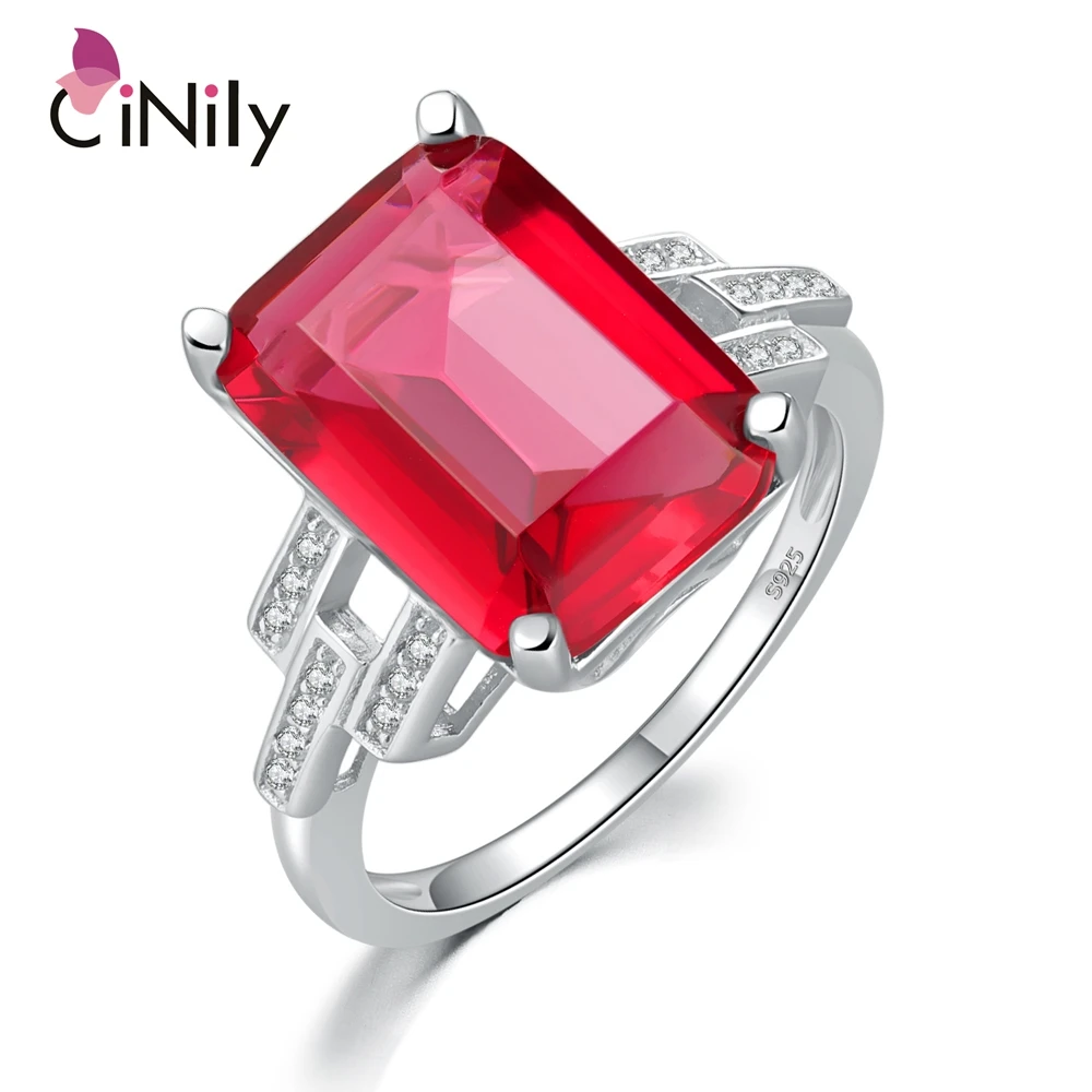 Женское кольцо из серебра 925 пробы с изумрудом рубином и сапфиром | Украшения