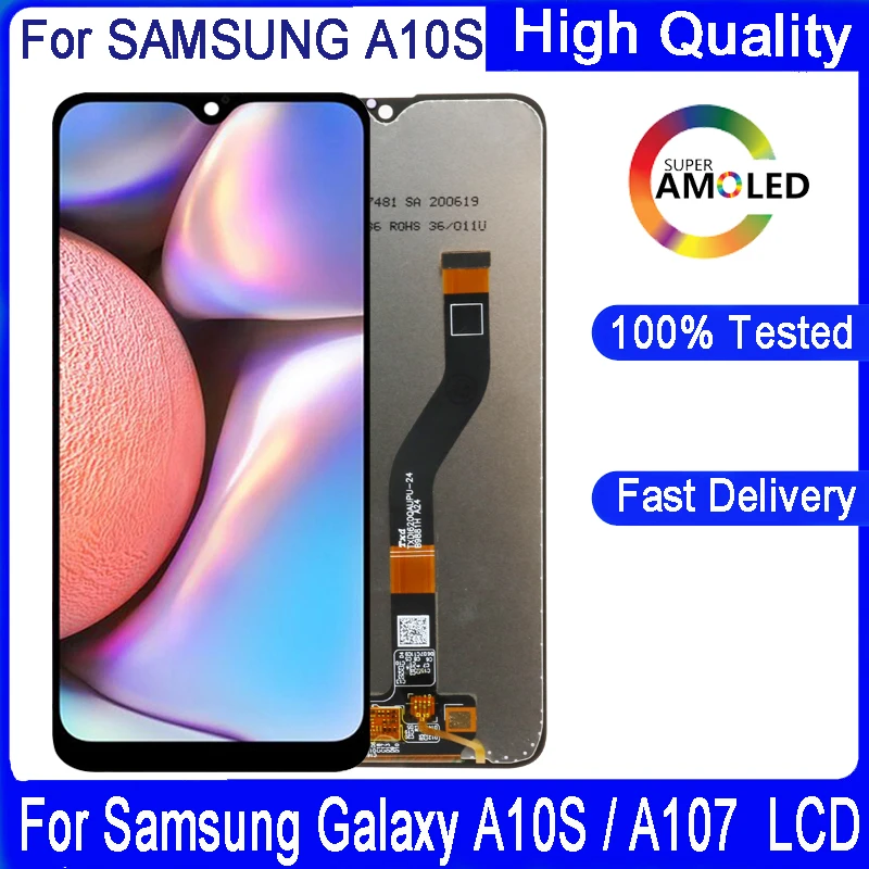 

ЖК-дисплей ML1 2022 для Samsung galaxy A10s/A107/DS/A107F/A107FD/A107M, дисплей с сенсорным экраном и дигитайзером в сборе, 6,2 дюйма