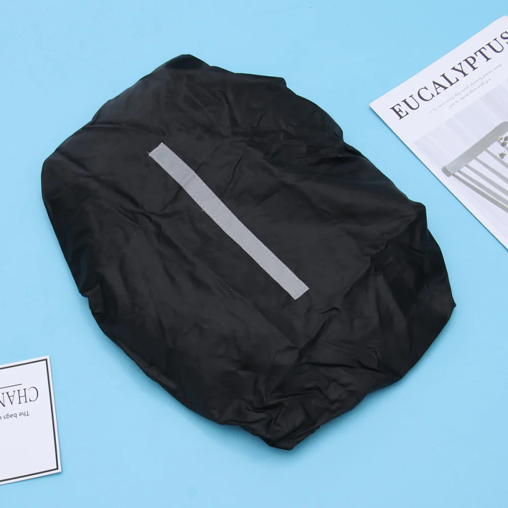 

Unisex Outdoor Backpack Rain Cover Shoulder Bag Reflective Travel Dust Cover for 20-45L Backpack Bag (Black)