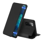 Кожаный чехол-книжка с магнитной застежкой для Samsung Galaxy S20 FE DUX DUCIS Skin X Series