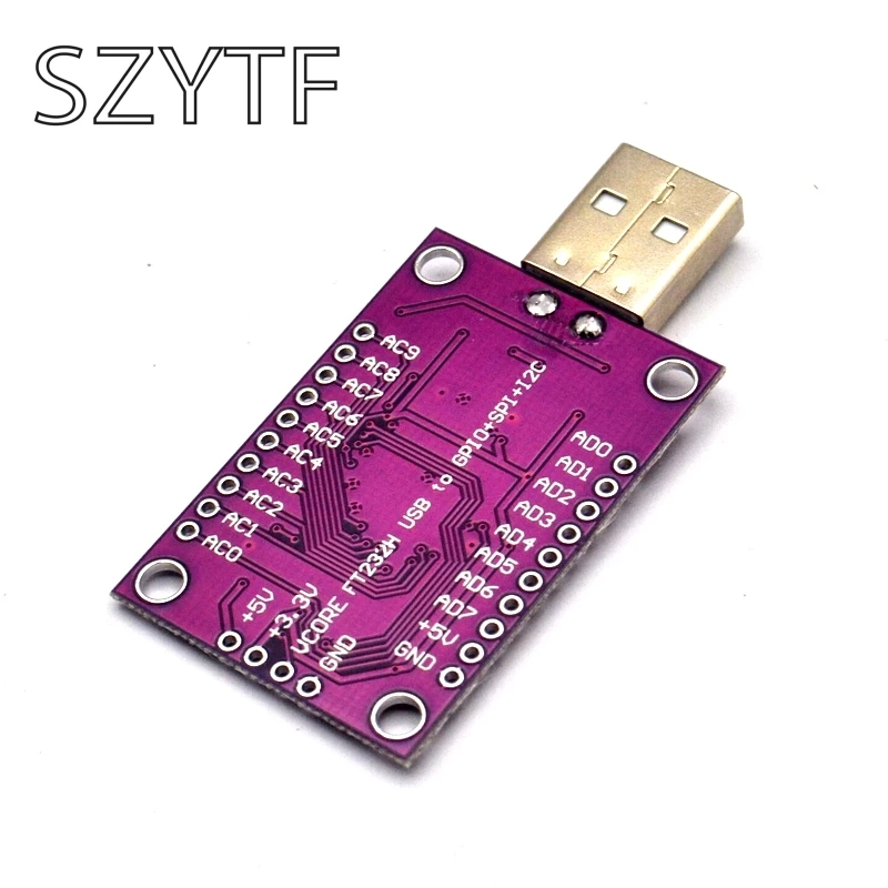 CJMCU FT232H высокоскоростной Многофункциональный USB для JTAG UART/FIFO SPI/iec модуль |