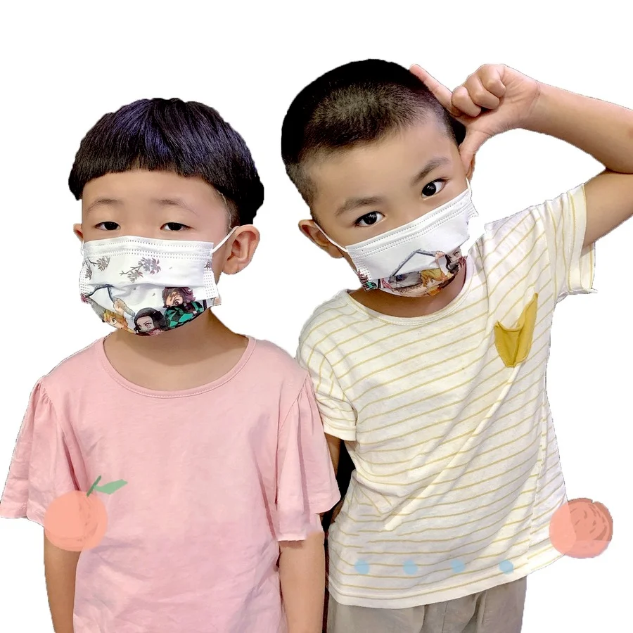 Маски для косплея Tanjirou взрослых и детей милые маски с принтом из аниме вечерние