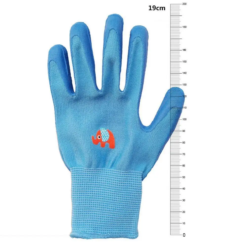 Breathable Children Gardening Gloves Durable Waterproof Toddlers Oil Resistant Non-slip Anti-stab Handwork Protective | Дом и сад