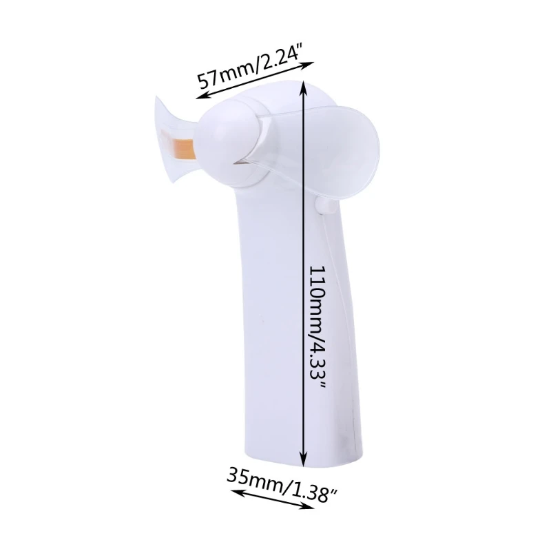 Портативный ручной мини светодиодный вентилятор с мигающим светом Супер