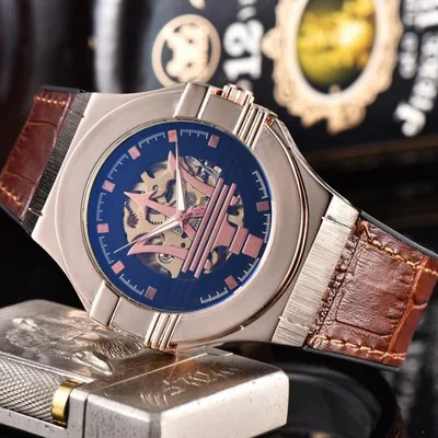 

Personality mechanical Martha automatic Lati watch round pointer mechanical watch cz045 European style