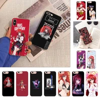 akeno rias gremory high school dxd phone case for iphone 11 12 13 mini pro xs max 8 7 6 6s plus x 5s se 2020 xr case