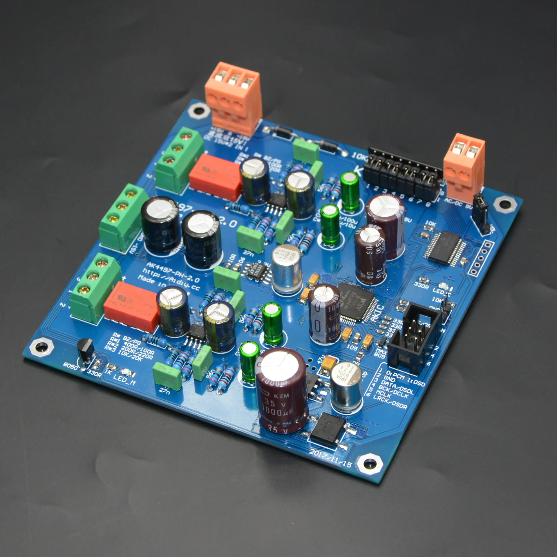 AK4497EQ DAC декодер официальная стандартная цепь балансировки I2S DSD входная плата Wth