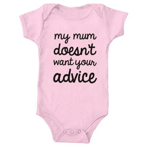 Забавная Одежда для новорожденных с надписью My Mother не нужна ваша совет белое хлопковое боди малышей 0 24