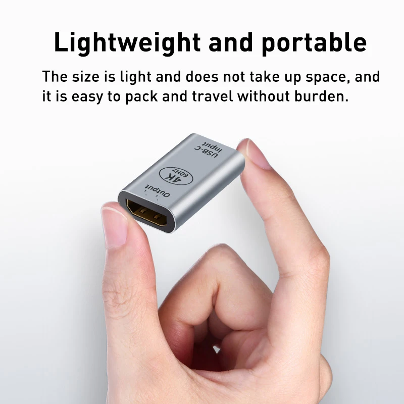 4K Type C к HDMI-совместимый/DP/Mini DP конвертер мама-мама USB HD видео для Macbook Pro адаптер