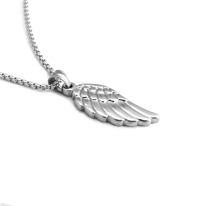 Цепочка из нержавеющей стали Angel wingsPendant, колье, ожерелье, ожерелье, колье, женское ювелирное изделие, панк, хип-хоп цепочка, ожерелье ангела