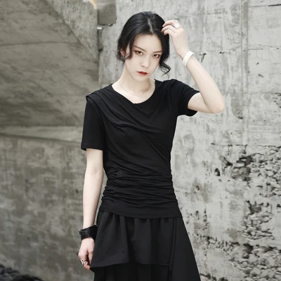 Темный летняя ветрозащитная перекрытия для ношения двумя способами длинный