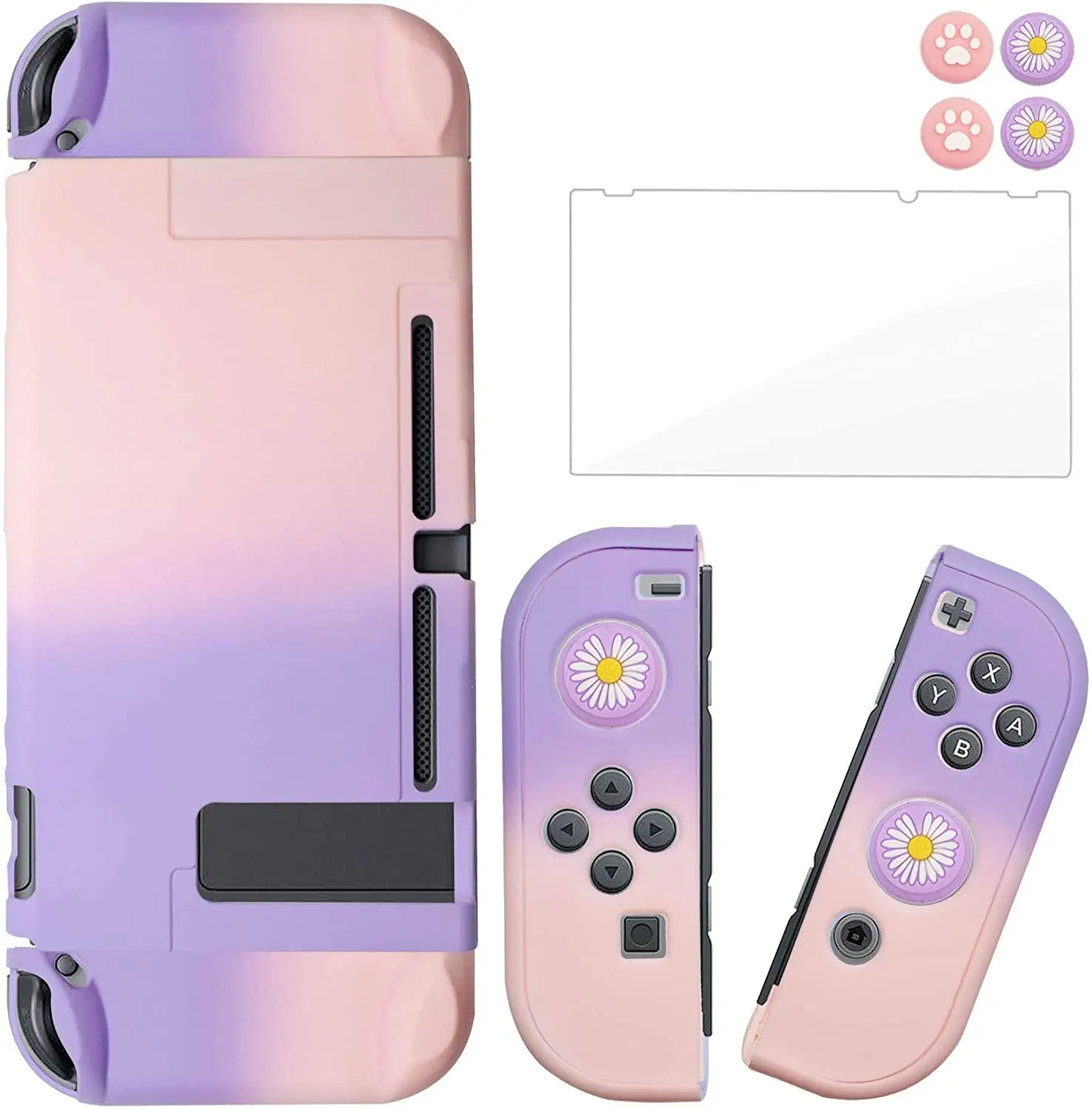 Dockable Switch Full Protective Case Cover For Nintendo Switch Joy-Con Controllers with Glass Screen Protector, Anti-Scratch
Dockable Switch Full Protective Case Cover For Nintendo Switch Joy-Con Controllers with Glass Screen Protector, Anti-Scratch