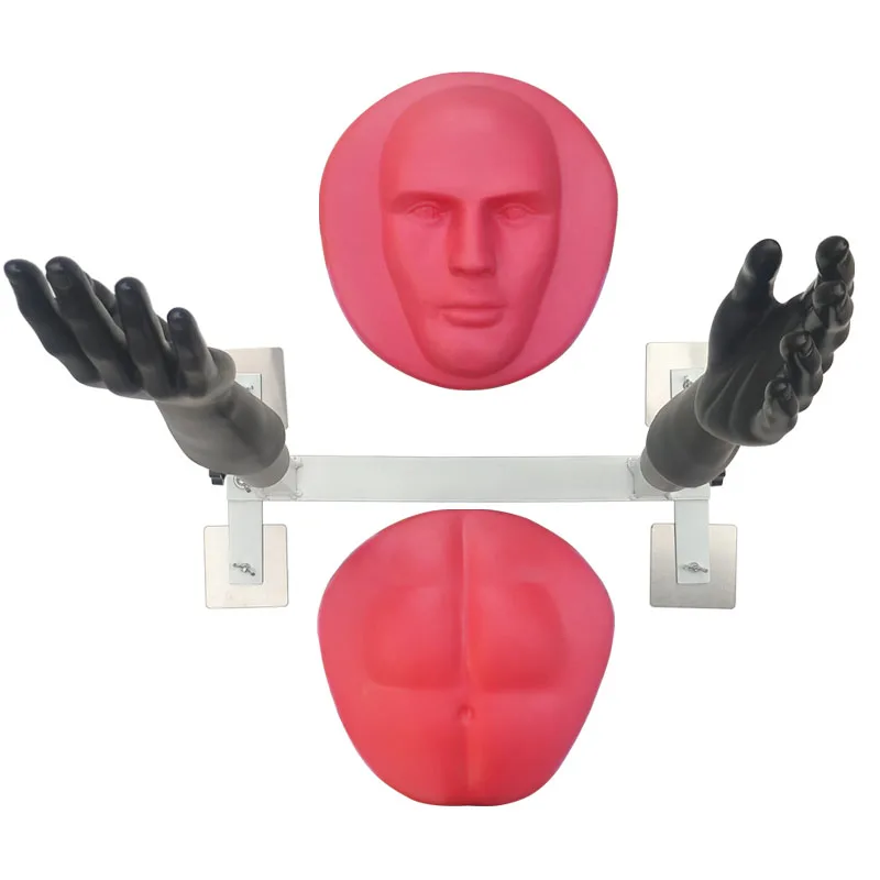 Человеческое Силиконовое лицо стена мишень тренировочное оборудование фитнес