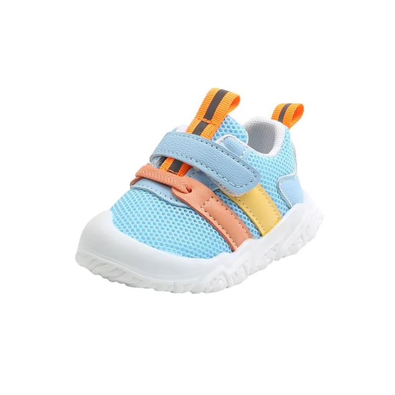 

Baby Boys Grils Toddler Shoe 0-2 Years Old Soft-Soled Non-Slip Breathable Mesh Net 16-20 3Colors TX08