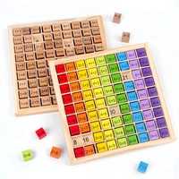 children baby toys 99 multiplication table math arithmetic montessori educational wooden toys for kids teaching aids kids gift