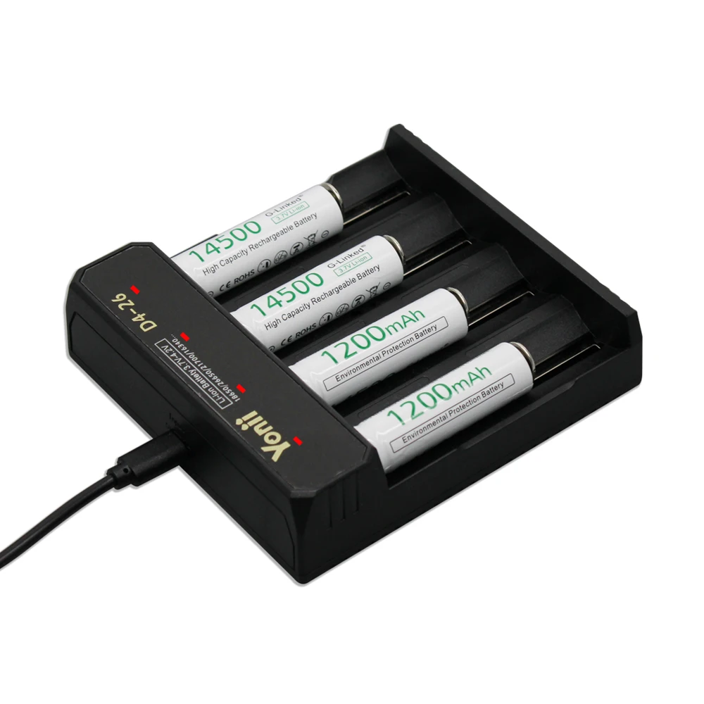 Зарядное устройство 18650 зарядное 3 7 в для аккумулятора 26650 18700 21700 литий ионных