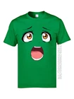 Очаровательные футболки Love Smile Ahegao Phiz Face, популярные футболки из японского аниме Харадзюку, зеленые смешные футболки из 100% хлопка, лучший подарок