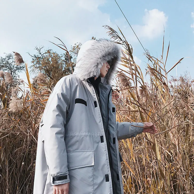 Новая зимняя куртка для мужчин-25 градусов утолщенная Теплая мужская парка с