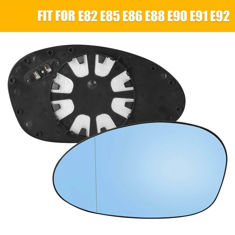 Зеркало заднего вида со стороны водителя Синее Крыло стекло с подогревом для-BMW 1 3