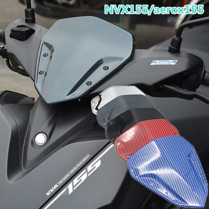 Ветровой дефлектор из углеродного волокна для мотоциклов Yamaha NVX155 AEROX|Наклейки на