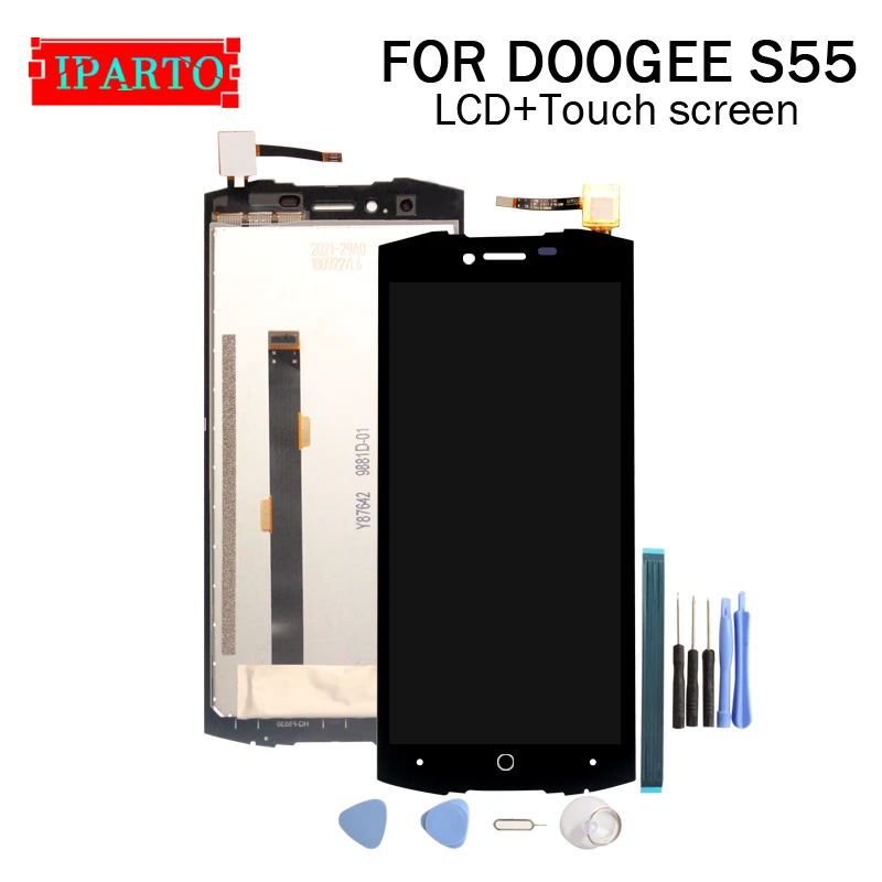 5 дюймов Для DOOGEE S55 ЖК дисплей + кодирующий преобразователь сенсорного экрана в