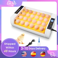 24 eggs fully automatic egg incubator brooder high hatching rate hatchery equipment chicken poultry quail brooder incubator tool