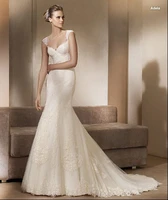 free shipping 2016 custom silver elegant sheer bodice inbal dror lace wedding dresses ivory dress mermaid bridal wedding gowns