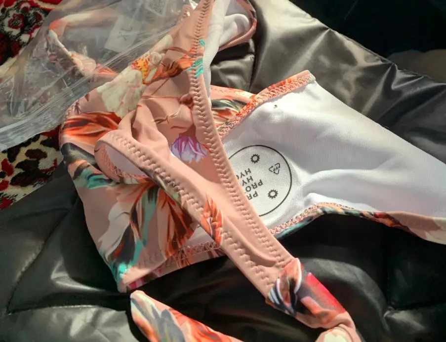 2019 Модный женский сексуальный купальник бикини летний однотонный пляжная одежда