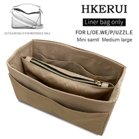 forl oew epuzzl einsert bags organizer makeup handbag organize inner purse portable base shaper premium nylon handmade%ef%bc%89