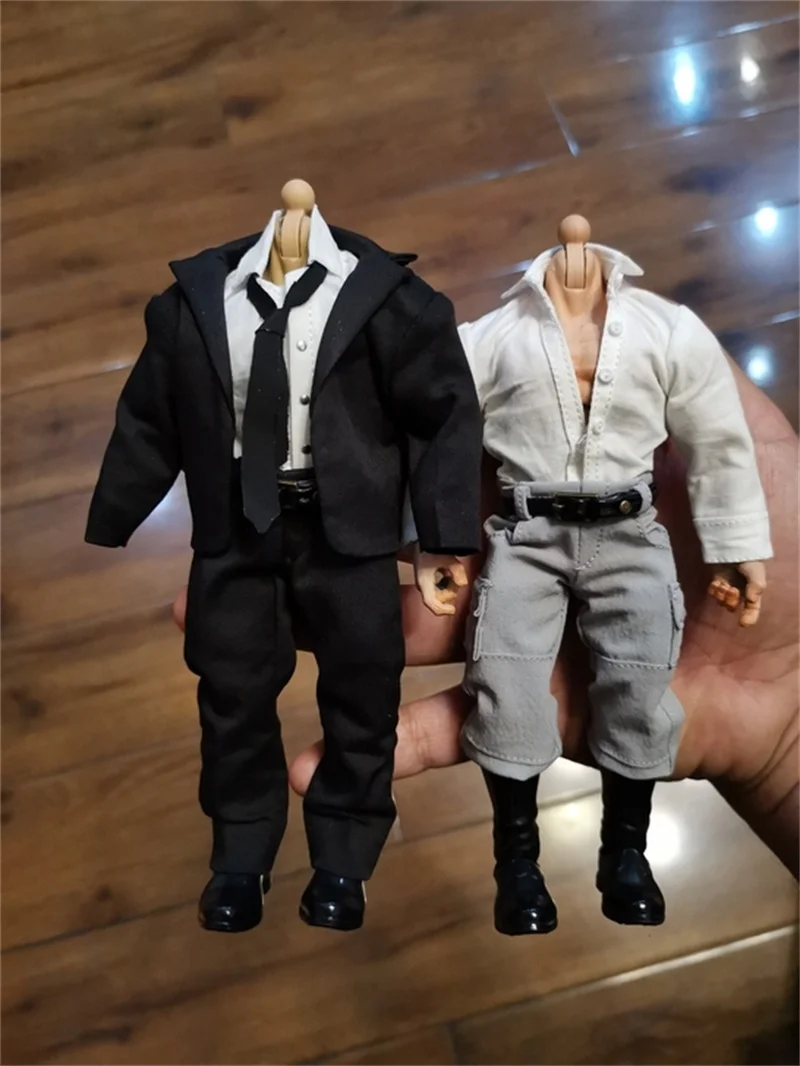 

In Stock For Sale 1/12th Trendy For Men Male Black Color Suit Pants The Darker Kinight Be Suit Mostly 6inch Doll Action Figures