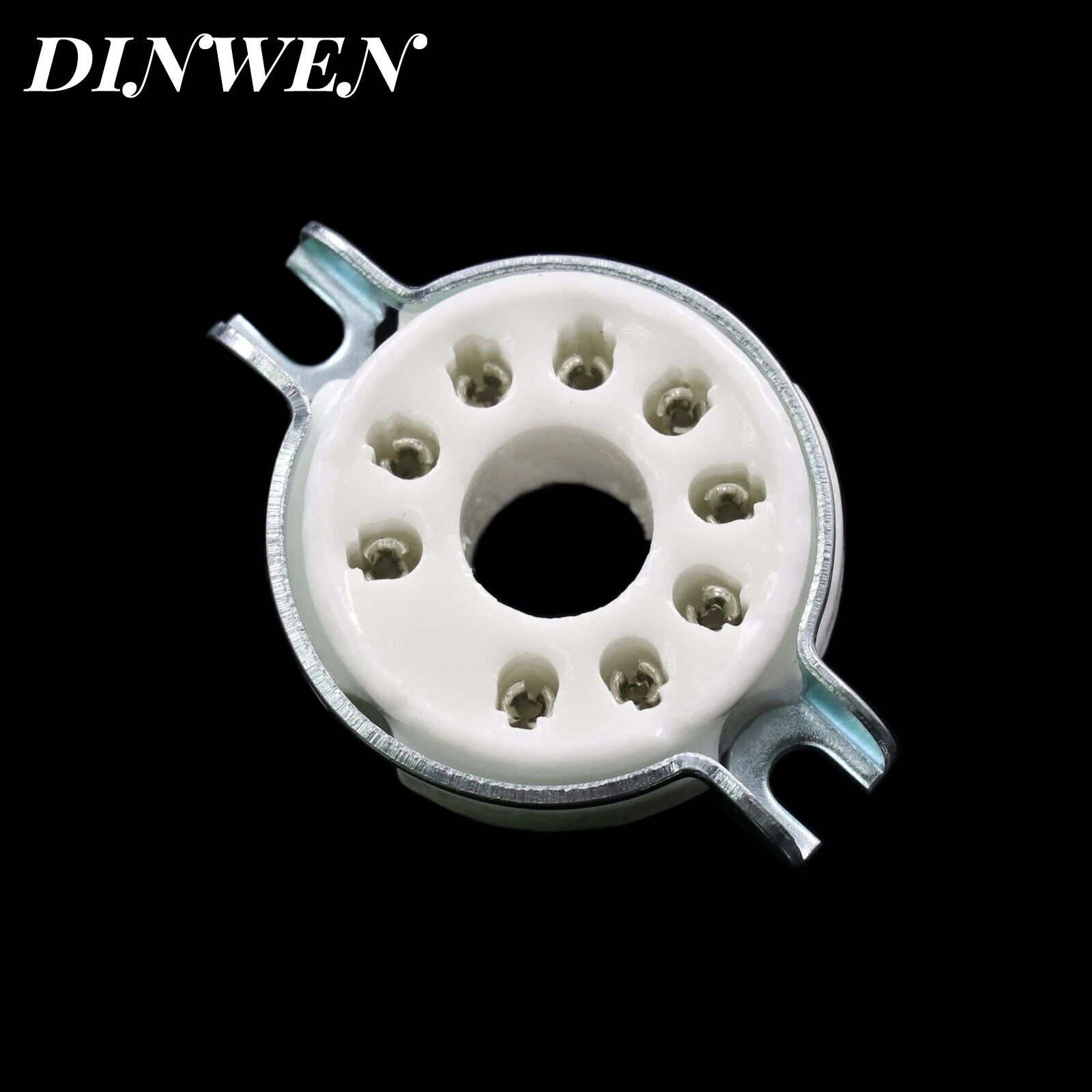 1 шт. 9-контактная трубчатая розетка B9D керамическая основание клапана для EL509,EL519,PL519 винтажный усилитель звука «сделай сам» HiFI Крепление Шасси