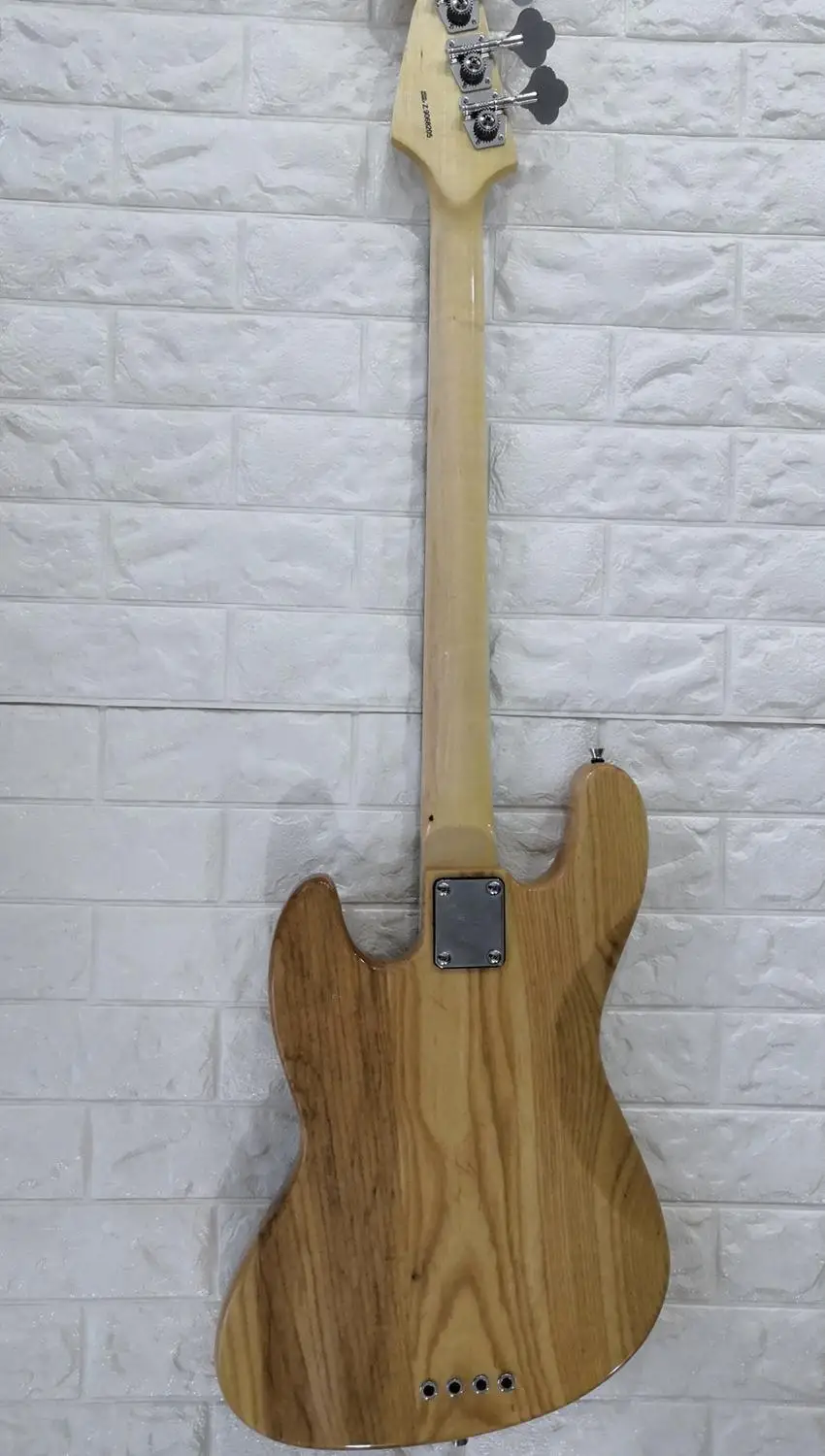 Электрическая бас-гитара Jazz bass 4 струны натуральный цвет черный накладки хромированные изделия paypal доступны! Bs-1