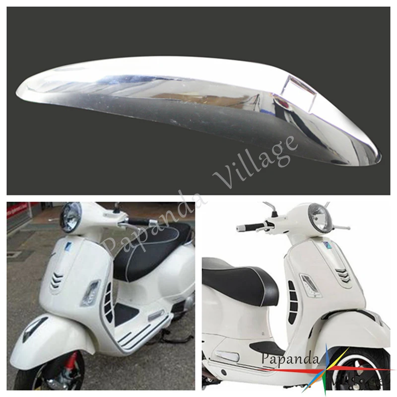 Переднее крыло мотоцикла Papanda хромированное украшение крест брызговик полоса