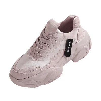 Женские кроссовки на танкетке повседневная обувь платформе увеличивающая рост