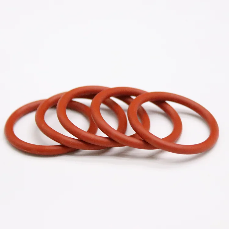 10шт Red силиконовые уплотнительное кольцо CS 1 5 мм OD ~ 4 мм-хомут с круглым воротником
