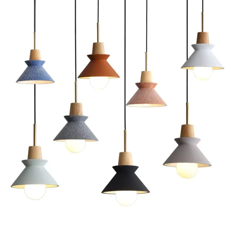 Nordic Акриловая Смола подвесные светильники Ресторан Бар подвесной светильник с