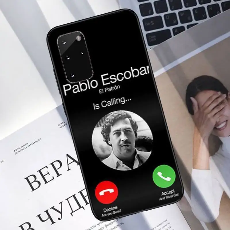 

Narcos TV series Pablo escobar Phone Case For Samsung S6 S7 edge S8 S9 S10 e plus A10 A50 A70 note8 J7 2017